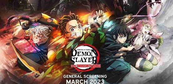 Demon Slayer Kimetsu no Yaiba To The Swordsmith Village Movie Poster
